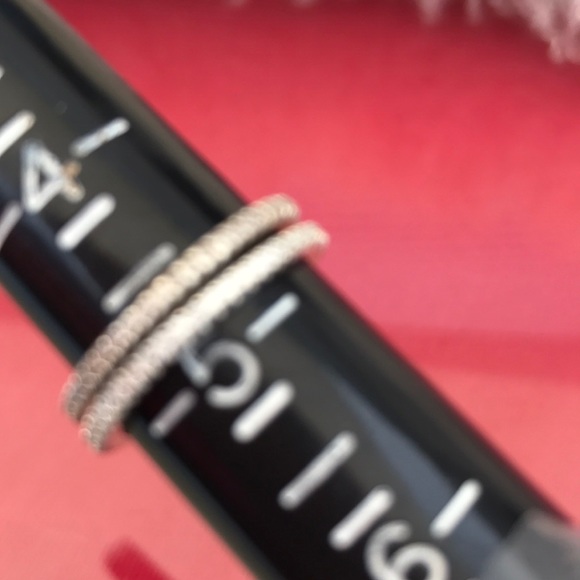 Silpada double sparkle rings 💍 size 5 new - Picture 4 of 5